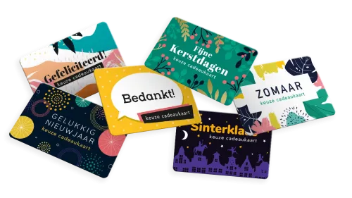 Zakelijke Keuze Cadeaukaart met thema voor elk moment